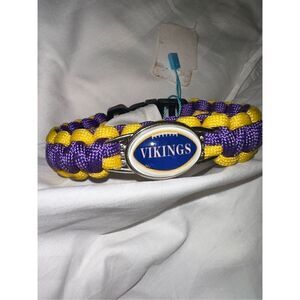 NFL Minnesota Vikings Woven Bracelet NIP
